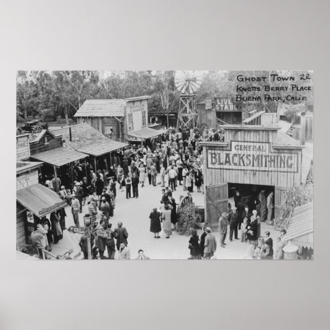 Buena Park, Kalifornien Knotts Berry Place Ghost Poster (Vorne)
