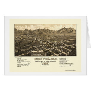 Buena Vista, carte panoramique de Co - 1882