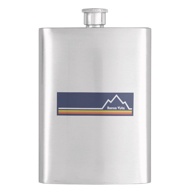 Buena Vista, Colorado Flachmann (Vorderseite)