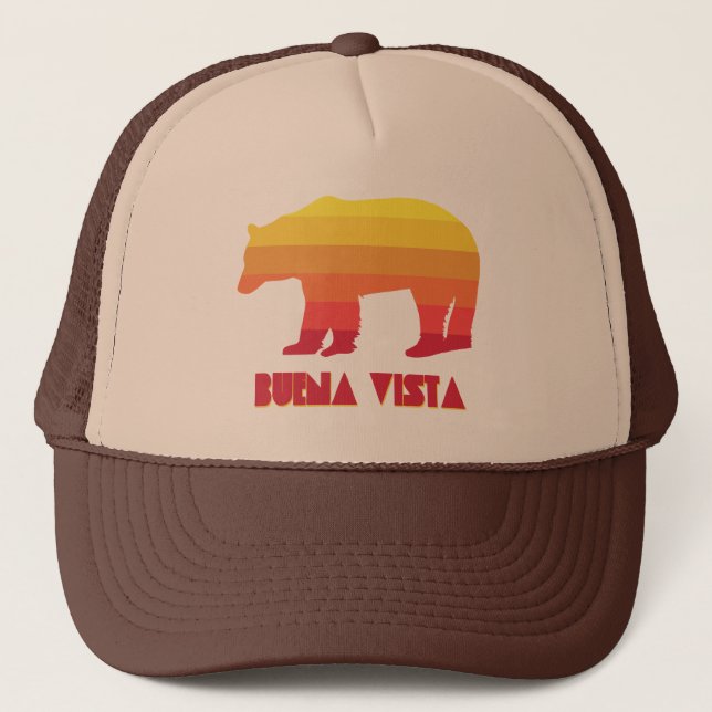 Buena Vista Colorado Regenbogenbär Truckerkappe (Vorderseite)