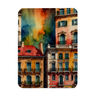 Buenos Aires Aquaremalkunst Magnet