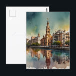 Buenos Aires Aquaremalkunst Postkarte<br><div class="desc">Buenos Aires Aquaremalkunst</div>