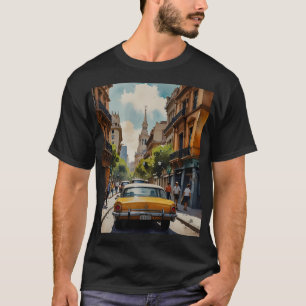 Buenos Aires Aquaremalkunst T-Shirt