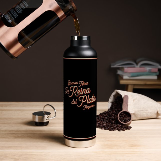 Buenos Aires, Argentina, South America, travel Trinkflasche (Kaffee (gedreht))