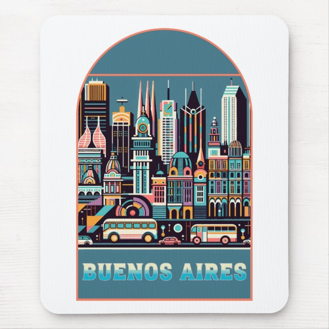 Buenos Aires Argentinien Mousepad (Vorne)
