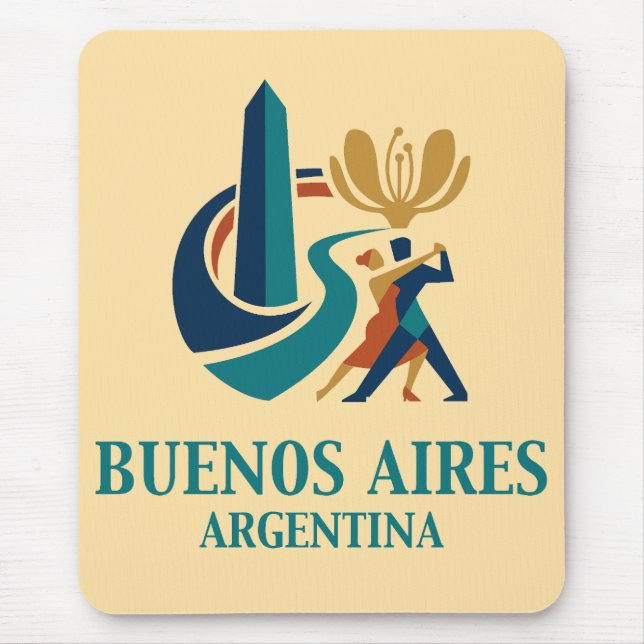 Buenos Aires Argentinien Mousepad (Vorne)