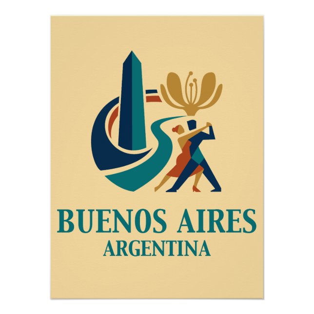 Buenos Aires Argentinien Poster (Vorderseite)