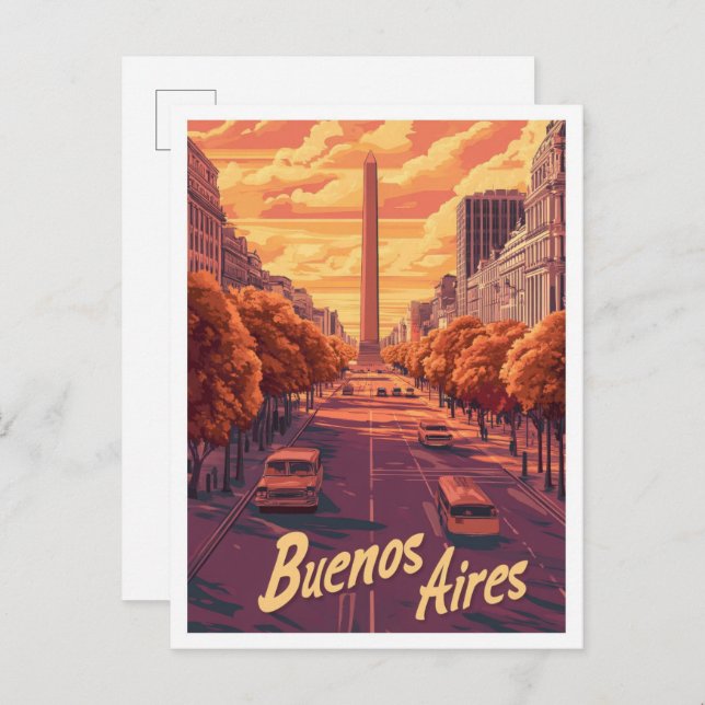 Buenos Aires Argentinien Postkarte (Vorne/Hinten)