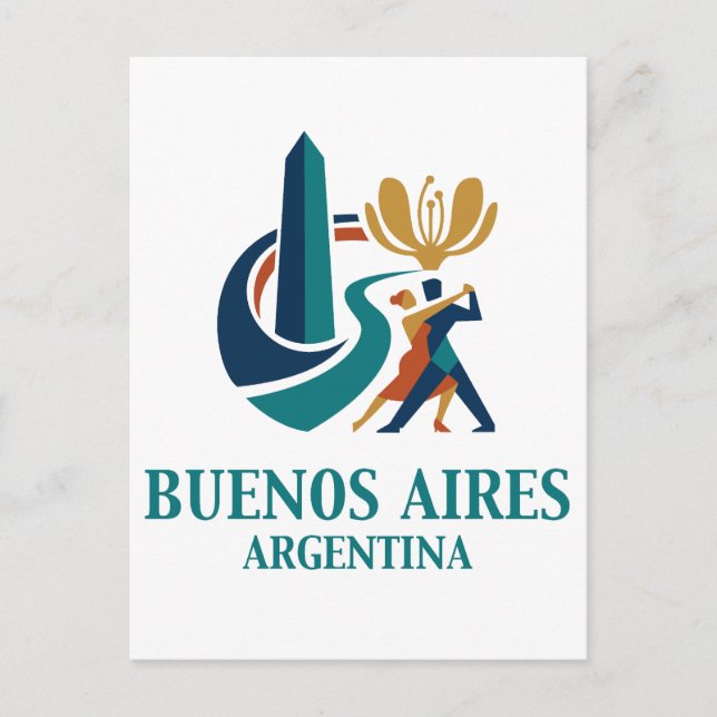 Buenos Aires Argentinien Postkarte (Vorderseite)
