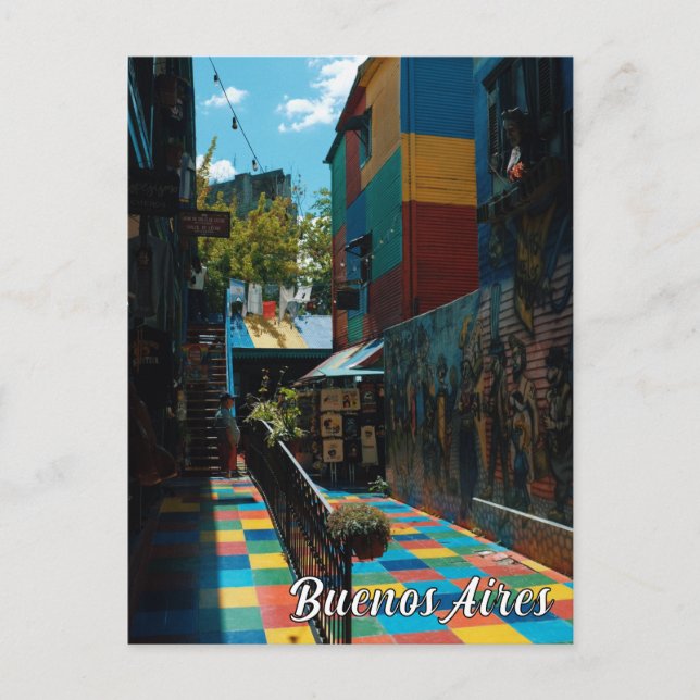 Buenos Aires Argentinien Reisefotografie Postkarte (Vorderseite)