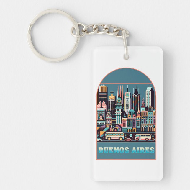 Buenos Aires Argentinien Schlüsselanhänger (Vorderseite)