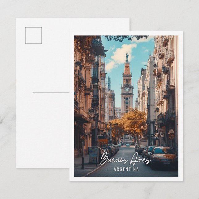 Buenos Aires Argentinien Schöne Stadt Postkarte (Vorne/Hinten)
