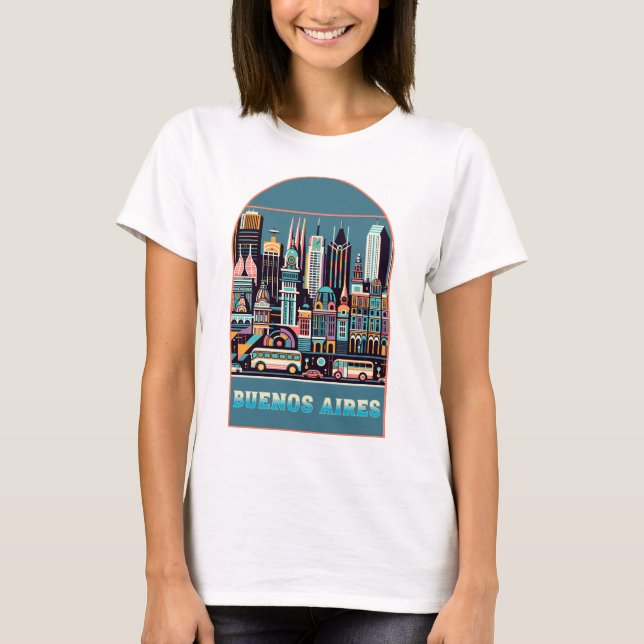 Buenos Aires Argentinien T-Shirt (Vorderseite)