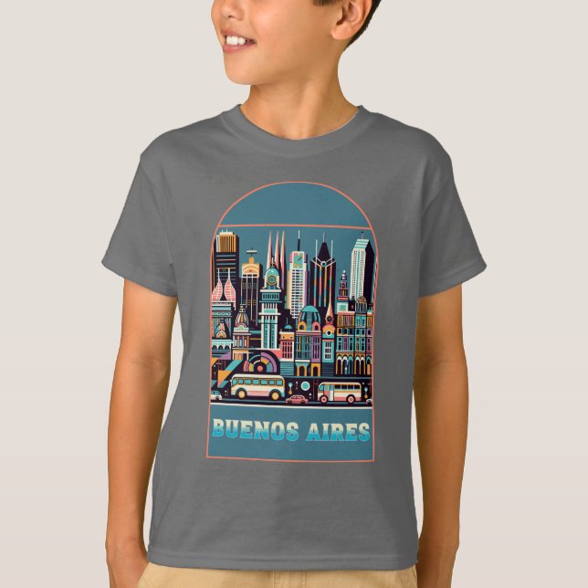 Buenos Aires Argentinien T-Shirt (Vorderseite)
