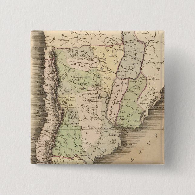 Buenos Aires, Chile und Patagonien Button (Vorderseite)