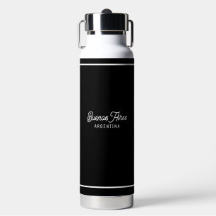 Buenos Aires City Elegant Minimal Retro Trinkflasche