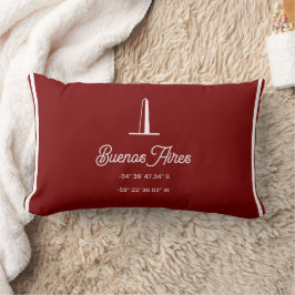 Buenos Aires City location Throw Pillow Lendenkissen