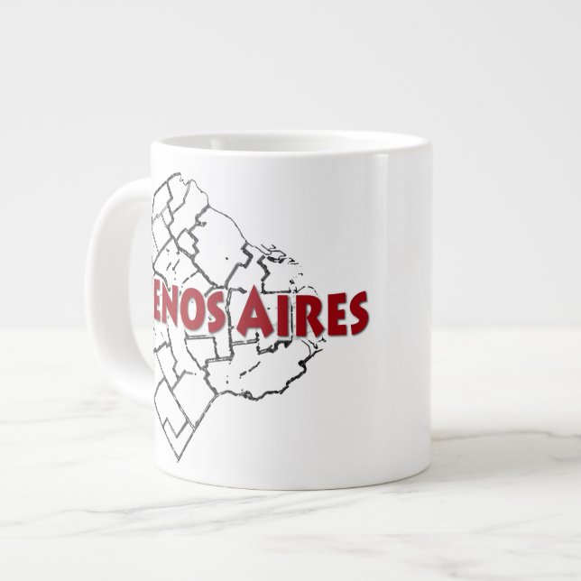 Buenos Aires Jumbo-Tasse (Vorderseite Links)