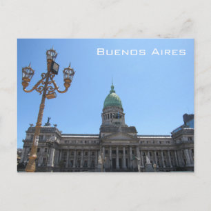 buenos aires Kongresslampe Postkarte