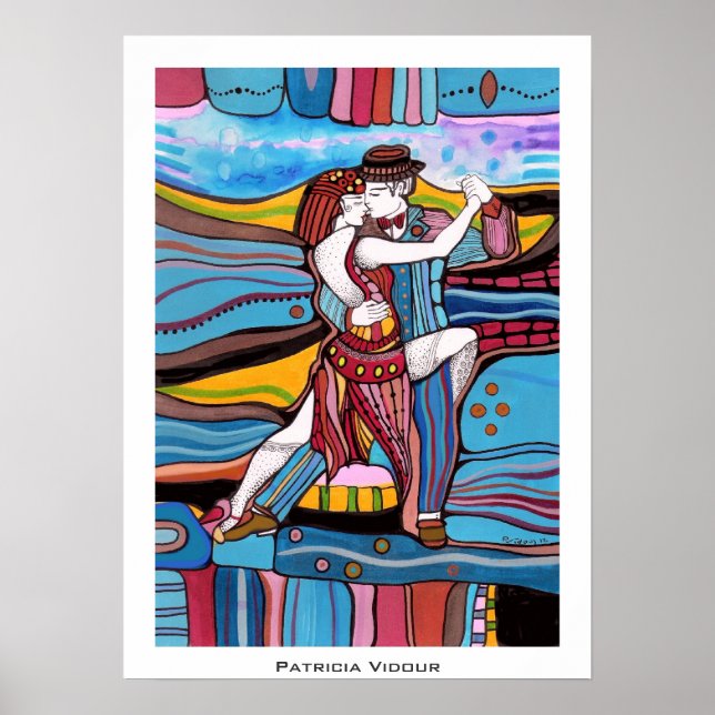 Buenos Aires, la Reina del Plata Tango Poster (Vorne)