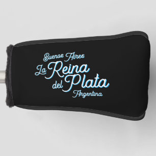 Buenos Aires "La Reina del Plata" Typografie Kunst Golf Headcover
