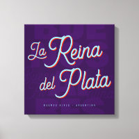 Buenos Aires "La Reina del Plata" Typografie-Kunst