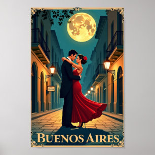 Buenos Aires Nights – Eine Vintage-Tango-Romanze Poster