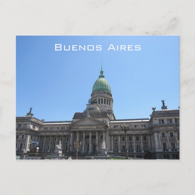 Buenos Aires Postkarte (Vorderseite)