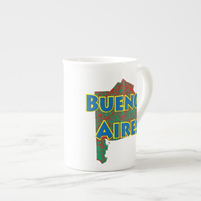 Buenos Aires Prozellantasse (Vorderseite Rechts)