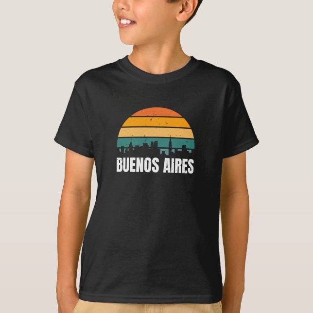 Buenos Aires Retro  T-Shirt (Vorderseite)