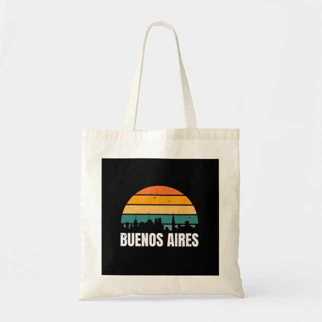 Buenos Aires Retro  Tragetasche (Vorne)