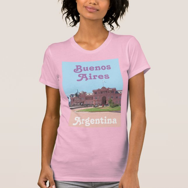 Buenos Aires Souvenir, Argentinien T-Shirt (Vorderseite)