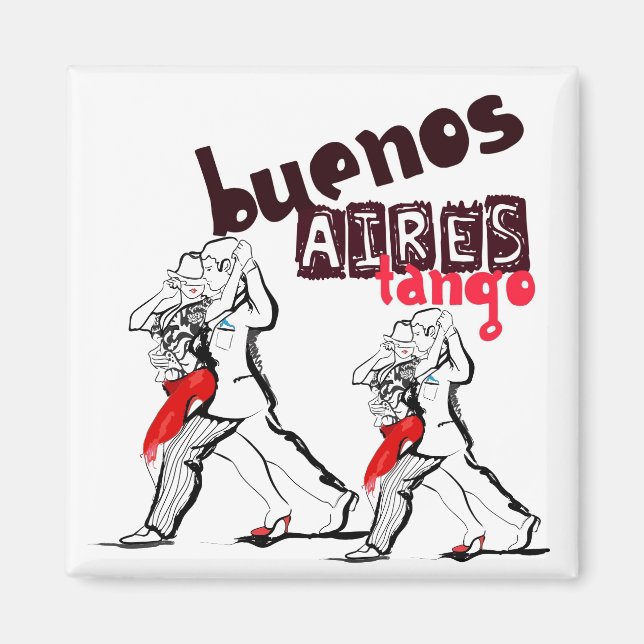 Buenos Aires Tango Magnet (Vorne)