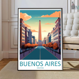 Buenos Aires Travel Print Wall Art Buenos Aires Wa Poster