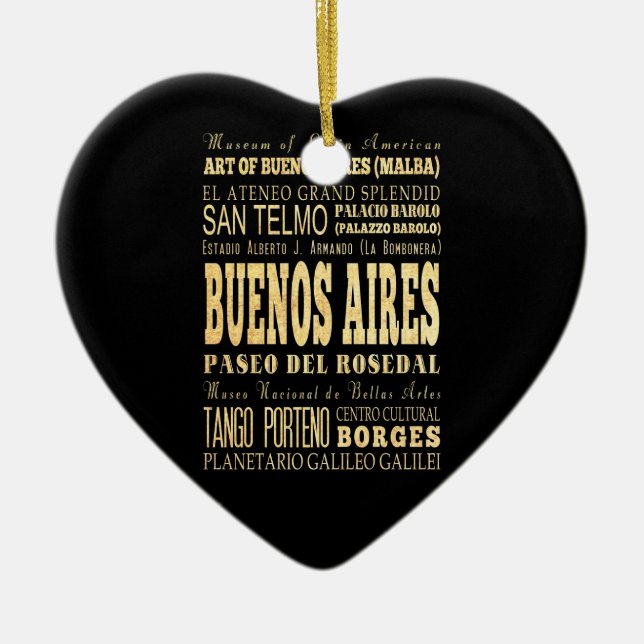 Buenos- Airesstadt der Keramik Ornament (Vorne)