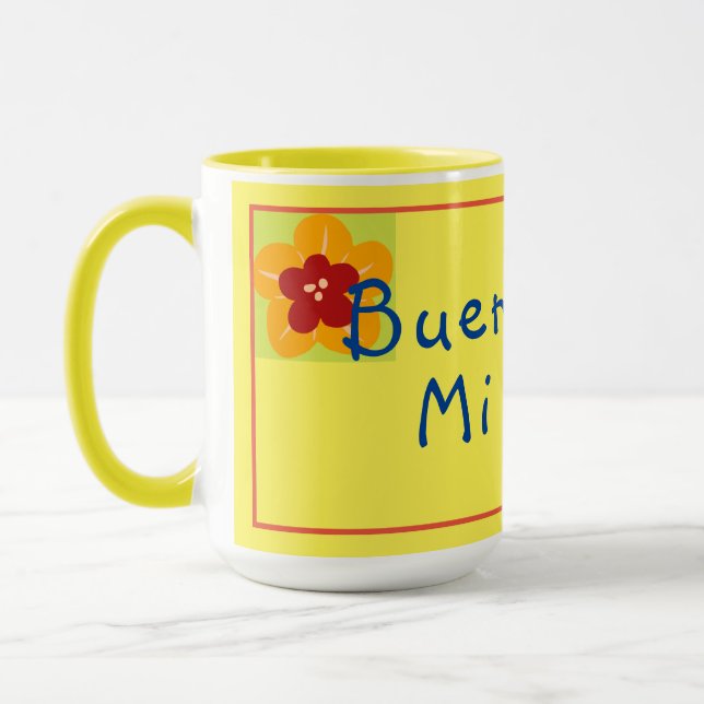 Buenos Dias Mi Amor Taza de Café Mug (Gauche)