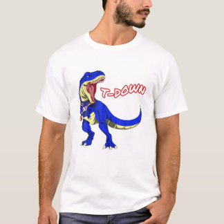 Búfalo Nueva York Dinosaur T Rex Football Touchdow T-Shirt