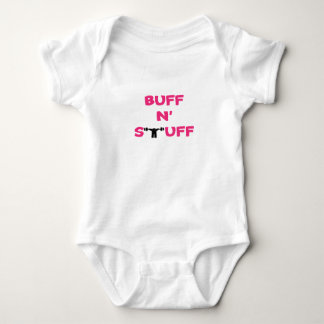 BUFF N' STUFF (rosa) Baby Strampler