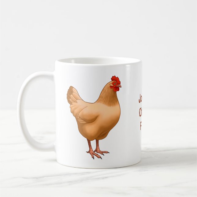 Buff Orpington Chicken Henne Kaffeetasse (Links)