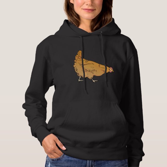 Buff Orpington Chicken Hoodie (Vorderseite)