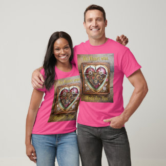 Buff Rotes Herz Steampunk-Serie T-Shirt
