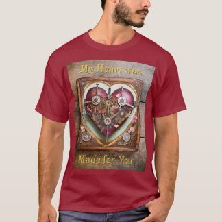 Buff Rother Herz Steampunk-Serie T-Shirt