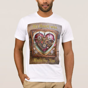 Buff Rother Herz Steampunk-Serie T-Shirt