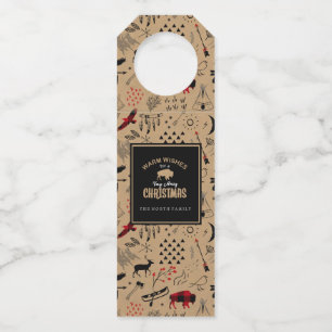 Buffalo Adventures Warm wünscht Kraft Red ID599 Flaschenanhänger