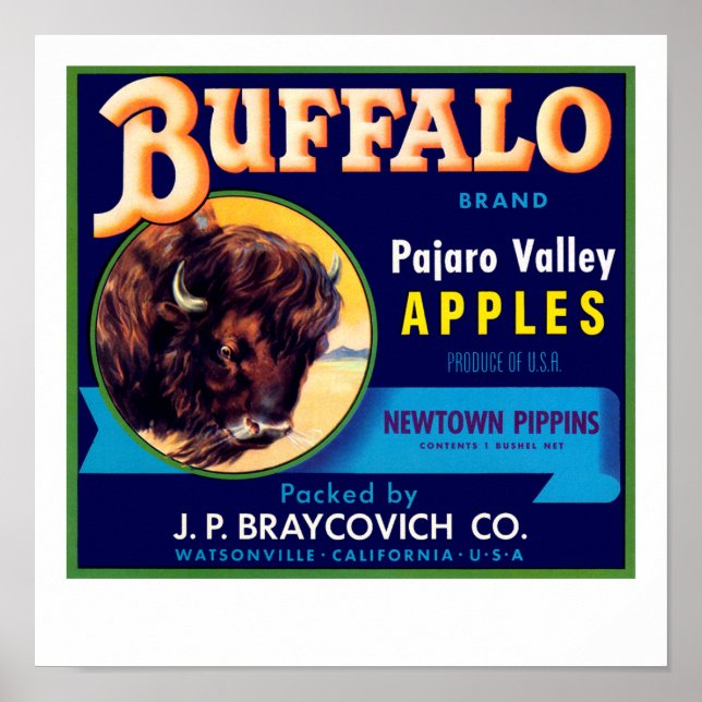 Buffalo Apples Poster (Vorne)