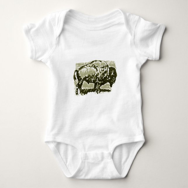 Buffalo Art Baby Strampler (Vorderseite)