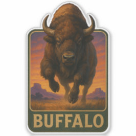 Buffalo-Aufkleber Aufkleber