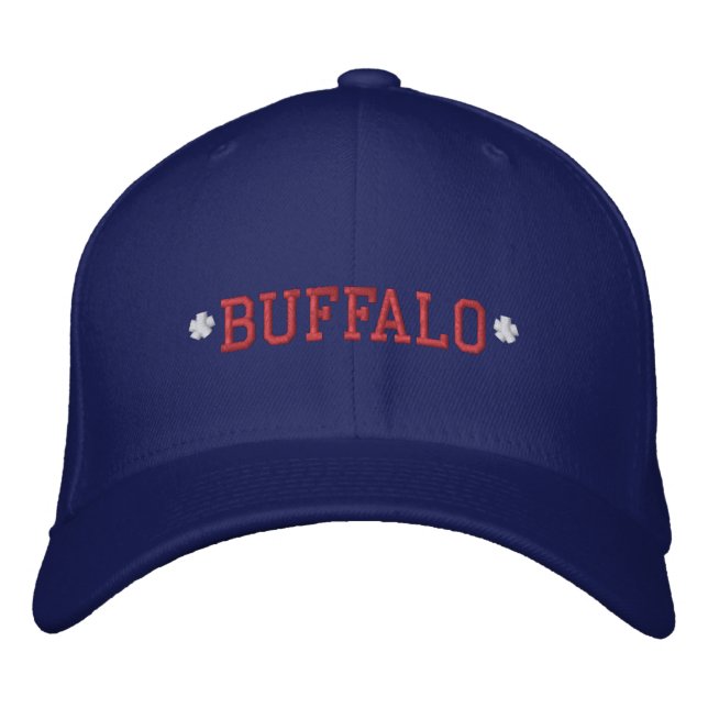 BUFFALO BESTICKTE BASEBALLKAPPE (Vorderseite)