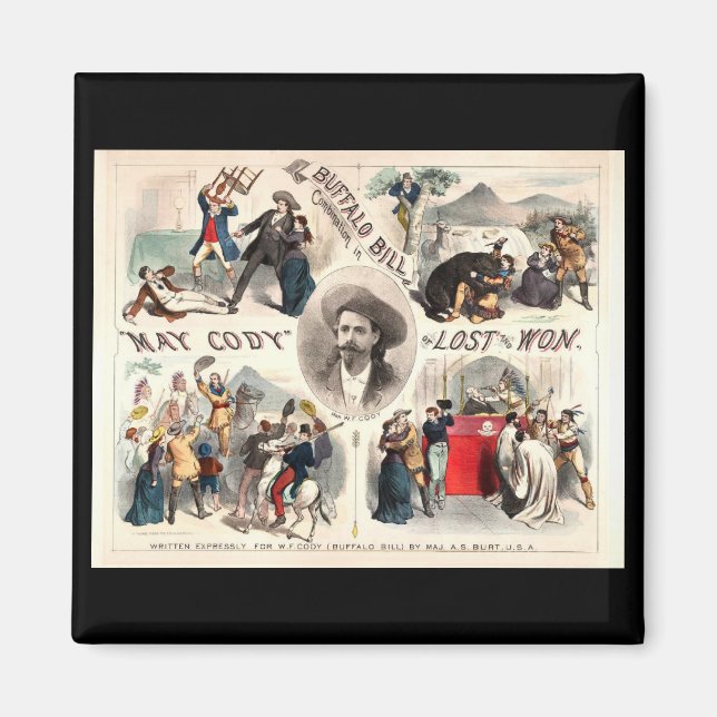 Buffalo Bill Adventures Magnet (Vorne)