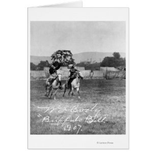 "Buffalo Bill" Cody Riding Horse